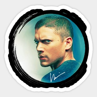 Michael Scofield signature Prison Break Sticker